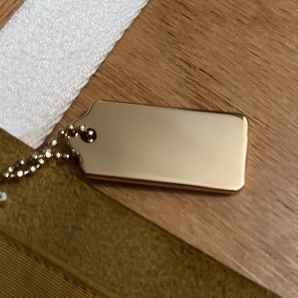 Coach White Leather Derby Tote F58660 - Picture 15 of 16